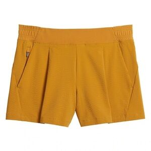 NEW Athleta Women’s Textured Brooklyn Short in Tuscan Gold Sz 10